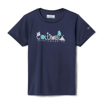 Columbia Bellator Basin, Camiseta Azul Marino Para Niña | 123468-XZM